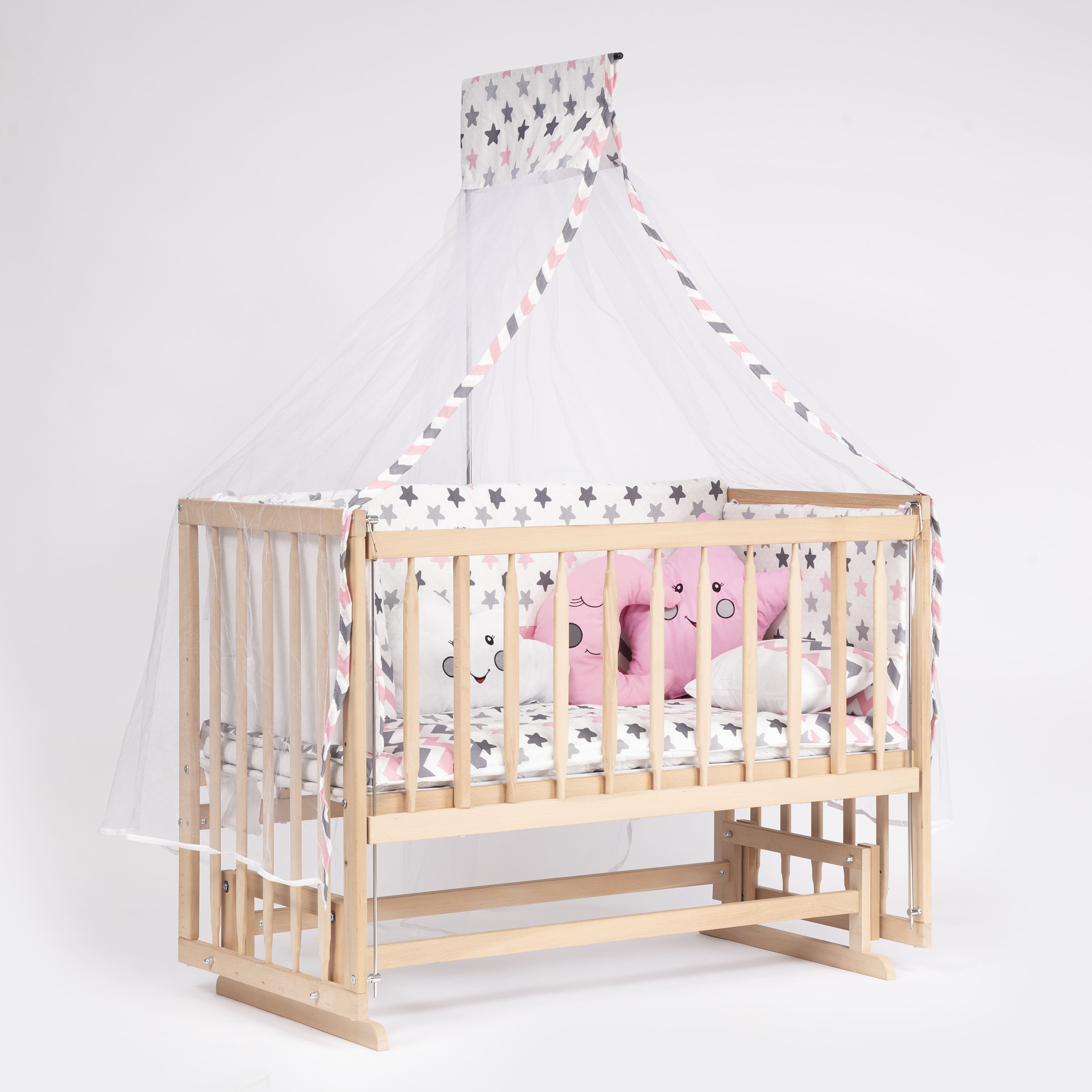 Süper%20Full%20Natural%20Ahşap%20Beşik%204%20kademeli%20Anne%20Yanı%20Sallanır%20Bebek%20Beşiği%2060x120%20-S09%20Uyku%20set+Yatak